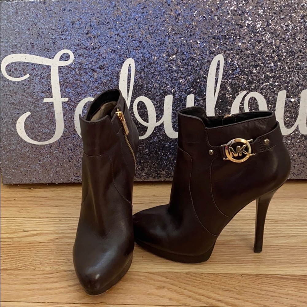 Michael Kors Leather Bootie